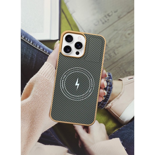 CATANES iPhone 16 Pro Max Case Leather Antifingerprint Cover with Detachable Wallet Card Slot Shell Insert Card Holder Anti Fall Protection Carbon Fiber Design