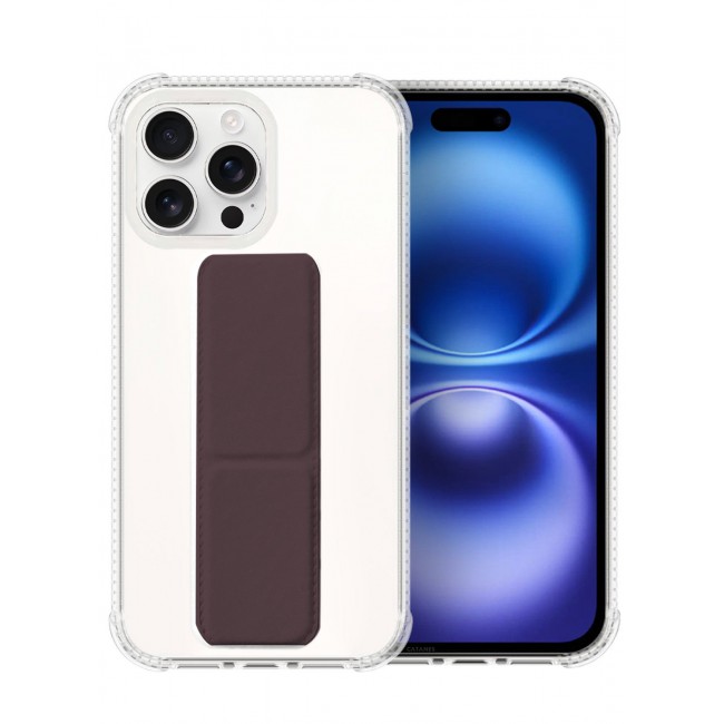 CATANES ( for iPhone 16 Pro ) Case with Phone Grip and Expanding Stand, Kickstand Fully Protective Cover with Phone Grip Holder