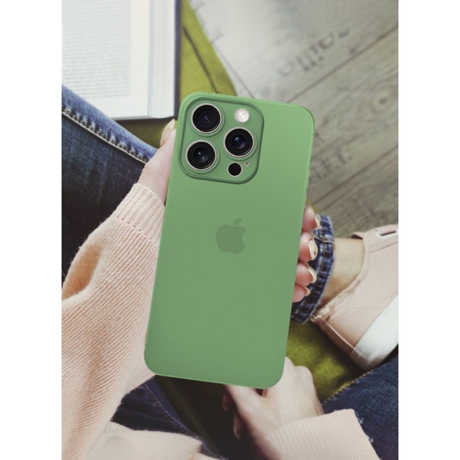 CATANES (for iPhone 15 Pro Max) Case Cover Air Skin Series Back Cover Sturdy Durable Thin Case Drop Protection Cover Transparent Green
