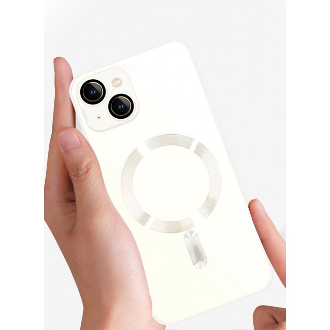 CATANES iphone 14 Case and Cover With MagSafe Built-in High-Grade TPU Material White
