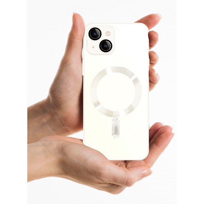 CATANES iphone 14 Case and Cover With MagSafe Built-in High-Grade TPU Material White