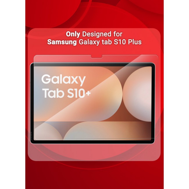CATANES Samsung Galaxy S10 Plus Tab Premium Screen Protector Full Coverage, Scratch-Resistant Anti Bubble - Clear
