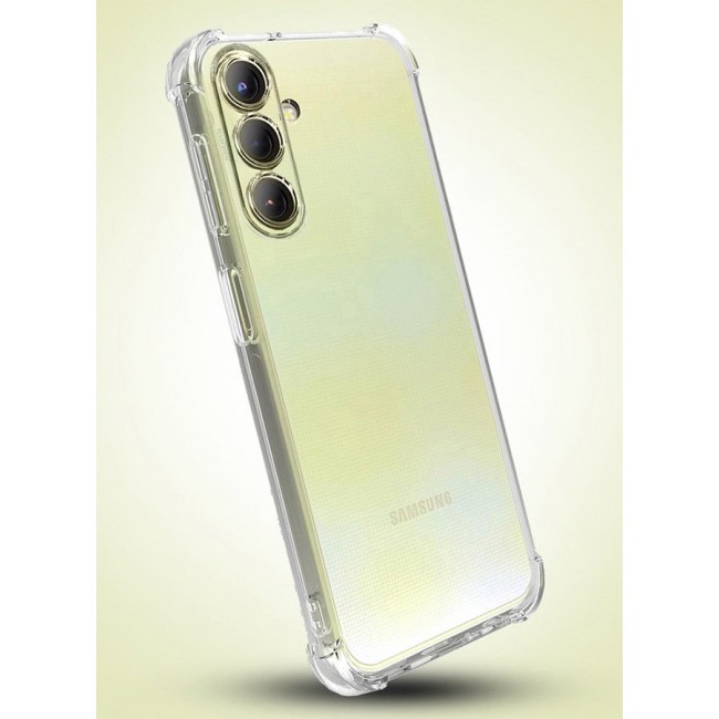 CATANES Galaxy A25 5G 2Packs, Gorilla Case Cover TPU Clear Protective Case Rugged Shockproof and Durable Back Cover with 1 Shockproof 3D Screen Protector