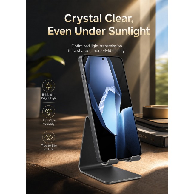 CATANES Screen Protector for OnePlus Ace 5 Tempered Glass 3D, Full Coverage, Scratch-Resistant, 9H Hardness High-Definition Clear Guard, Black Edge