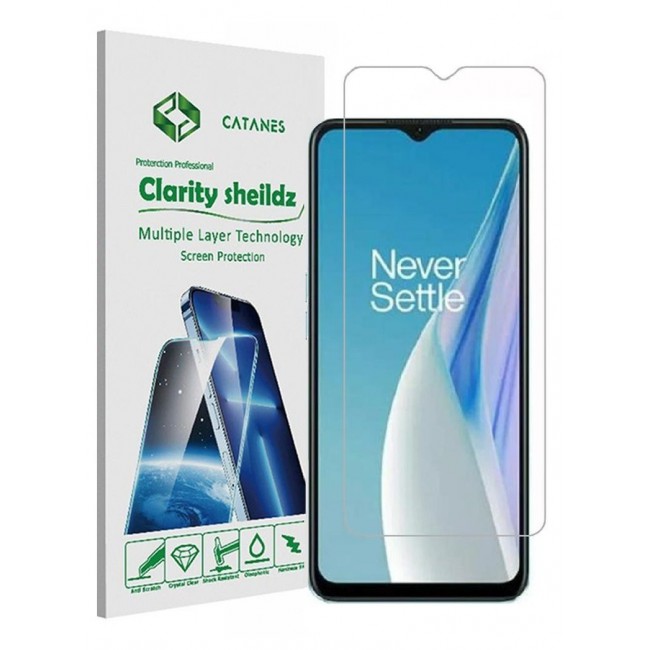 CATANES OnePlus Nord N20 SE Screen Protector Tempered Glass 9H Anti-Scratch Shatterproof HD Edge to Edge Full Coverage Film 6.56 inch