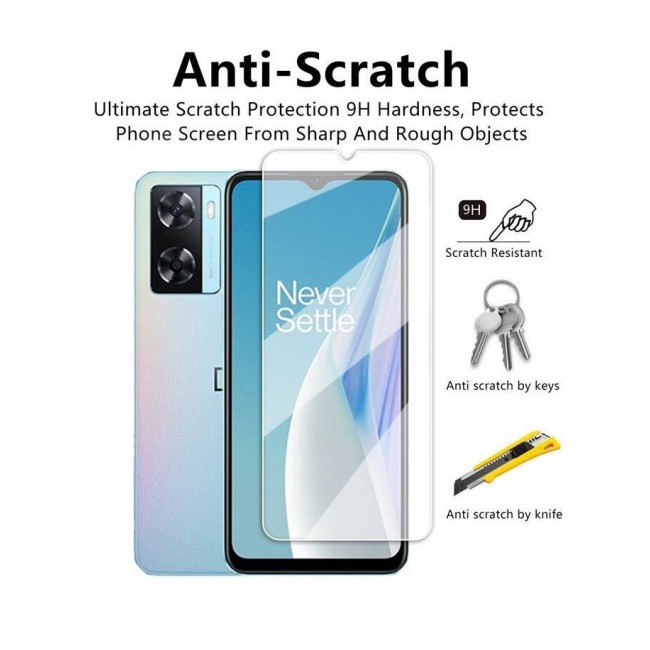 CATANES OnePlus Nord N20 SE Screen Protector Tempered Glass 9H Anti-Scratch Shatterproof HD Edge to Edge Full Coverage Film 6.56 inch