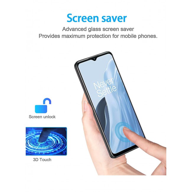 CATANES OnePlus Nord N20 SE Screen Protector Tempered Glass 9H Anti-Scratch Shatterproof HD Edge to Edge Full Coverage Film 6.56 inch