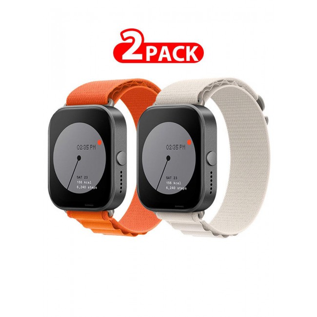CATANES ( for Nothing Watch Pro 22mm ) 2 Pack, Alpine Sport Strap Rugged Nylon Replacement Wristband for Men Women