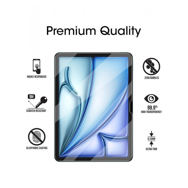 CATANES Screen Protector for iPad Air 11 Inch (M3) 2025/ iPad Air 11 inch (M2) 2024, Tempered Glass Film Guard for iPad Air 7th/6th Generation Accessories -Clear