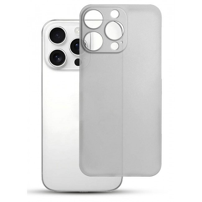 CATANES (for iPhone 15 Pro Max) Case Cover Air Skin Series Back Cover Sturdy Durable Thin Case Drop Protection Cover - Transparent Natural Titanium