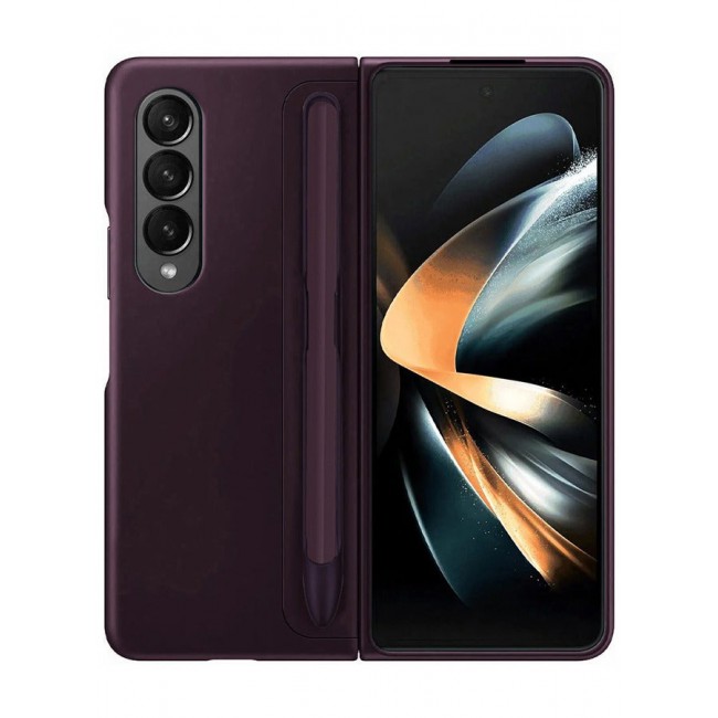 CATANES Samsung Galaxy Z Fold4 Standing Case with Pen Red