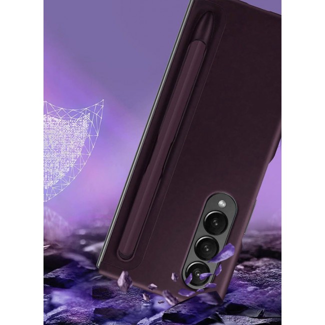 CATANES Samsung Galaxy Z Fold4 Standing Case with Pen Red