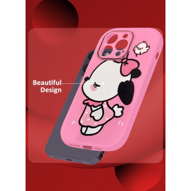 CATANES iPhone 15 Pro Max Case Cover Cartoon Case Unique Design for Women Girls with Camera Lens Protection P01