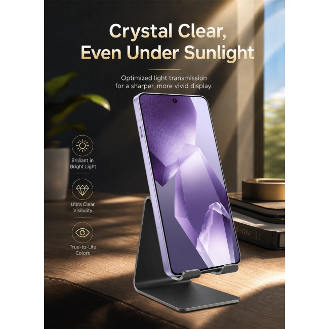 CATANES 2 PACK Screen Protector for OnePlus Ace 5 Pro Tempered Glass 3D, Full Coverage, Scratch-Resistant, 9H Hardness High-Definition Clear Guard, Black Edge