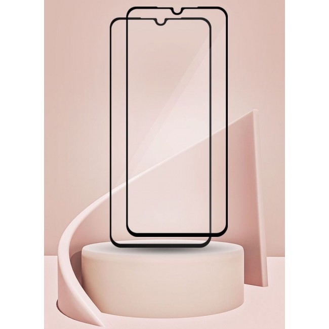 CATANES 2 Pack For Xiaomi Redmi 12C Screen Protector Tempered Glass Full Glue Back
