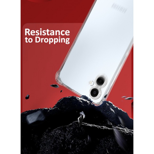 CATANES TPU Case and Screen Protector for Samsung Galaxy A06 5G Clear Color
