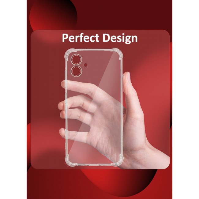 CATANES TPU Case and Screen Protector for Samsung Galaxy A06 5G Clear Color