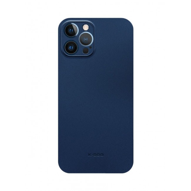 KZDOO Back Cover Skin for Apple iPhone 12 Pro Max Case Ultra Slim Frosted Anti Slip Full Coverage Blue
