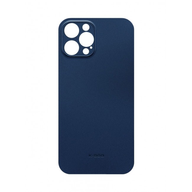 KZDOO Back Cover Skin for Apple iPhone 12 Pro Max Case Ultra Slim Frosted Anti Slip Full Coverage Blue
