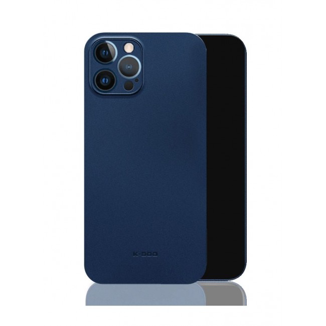 KZDOO Back Cover Skin for Apple iPhone 12 Pro Max Case Ultra Slim Frosted Anti Slip Full Coverage Blue