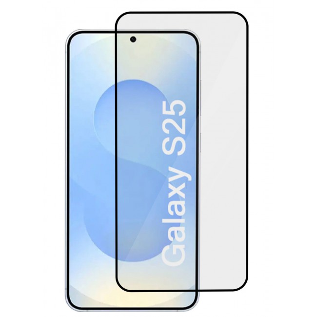 CATANES (for Galaxy S25) Premium Screen Protector Full Coverage, Scratch-Resistant Anti Bubble - Side Black