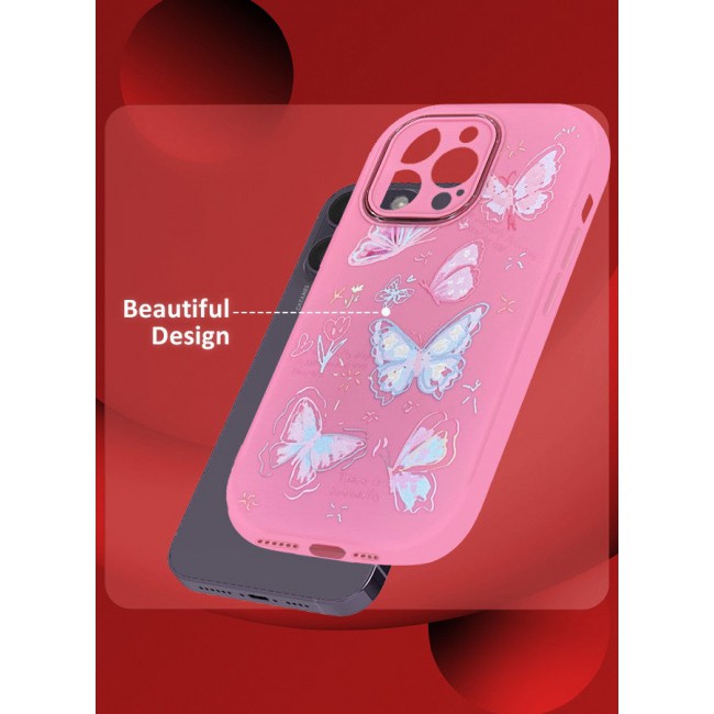 CATANES iPhone 14 Pro Max Case Cover Cartoon Case Unique Design for Women Girls with Camera Lens Protection P05