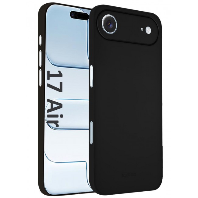KZDOO Air Skin Case Cover for Apple iPhone 17 Air - Sturdy Back Cover - Durable Thin Case - Drop Protection Cover - Black