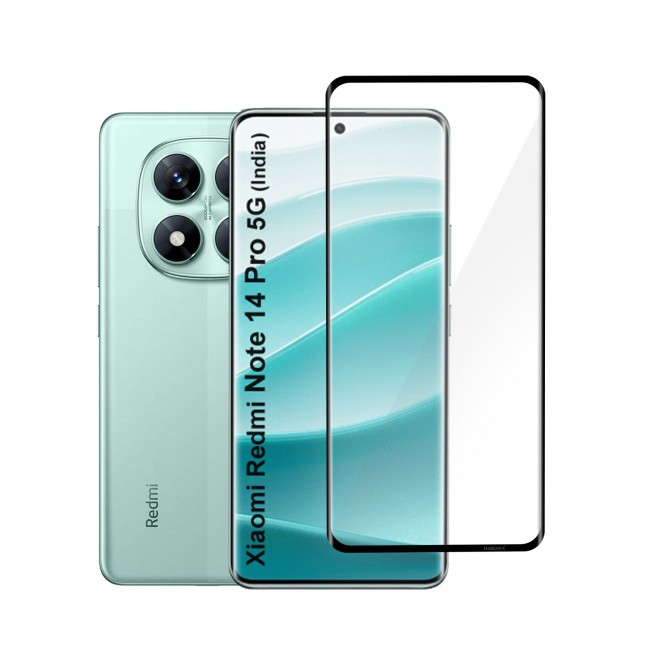 CATANES 3D Curved Tempered Glass Screen Protector for Xiaomi Redmi Note 14 Pro 5G Edge-to-Edge HD Clarity, Anti-Scratch, Bubble-Free Installation