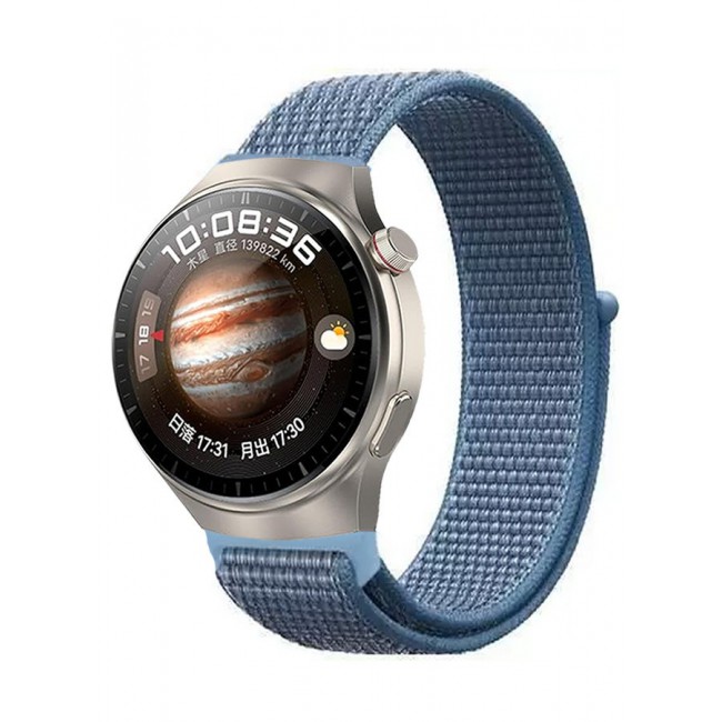CATANES 20mm Nylon Sport Watch Band Replacement Wristbands Watch Strap Blue