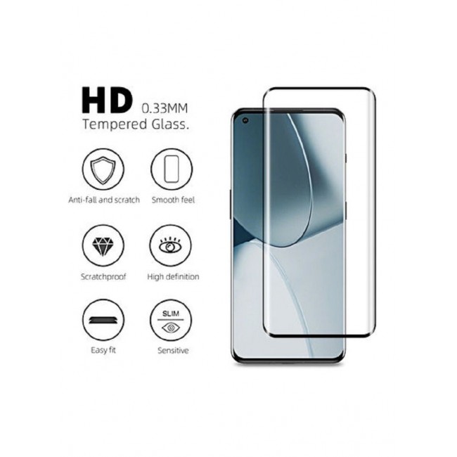CATANES 2Pack for OnePlus 10 Pro Screen Protector HD Curved Full Coverage