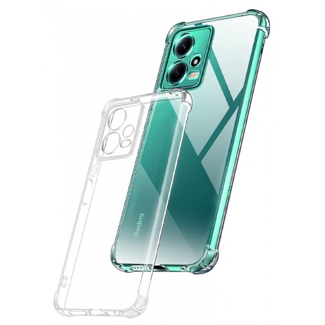 CATANES Xiaomi Redmi Note 12 5G Case Cover Clear Protective TPU Four Corners Cover Transparent Soft Case