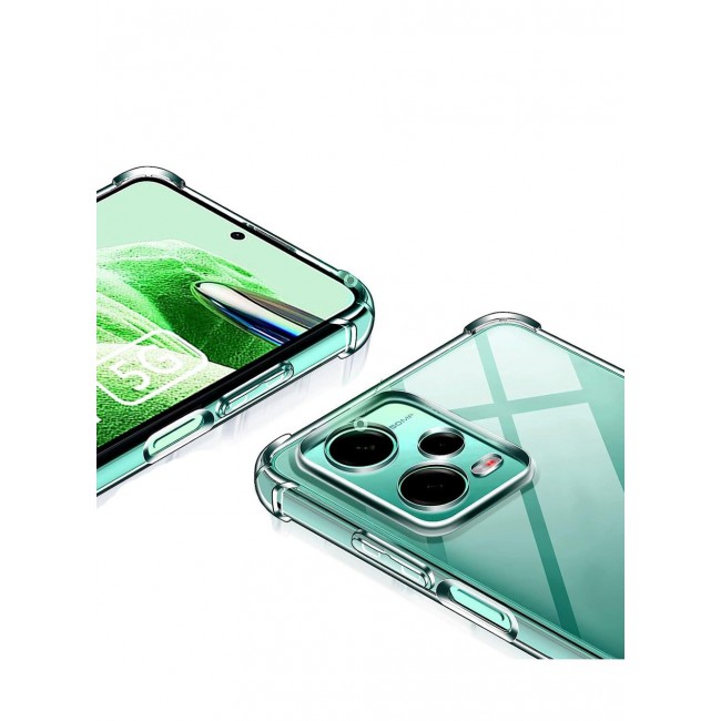 CATANES Xiaomi Redmi Note 12 5G Case Cover Clear Protective TPU Four Corners Cover Transparent Soft Case