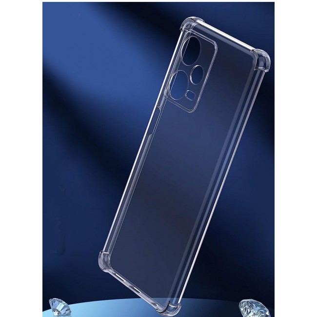 CATANES Xiaomi Redmi Note 12 5G Case Cover Clear Protective TPU Four Corners Cover Transparent Soft Case