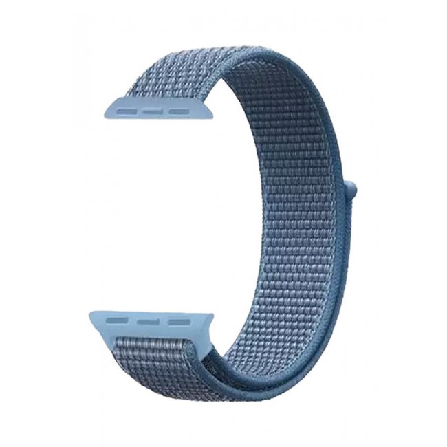 CATANES (for Huawei GT4 22mm) Nylon Strap,Sport Wristband Strap Adjustable Sport Stretchy Braided Solo Loop Band Blue