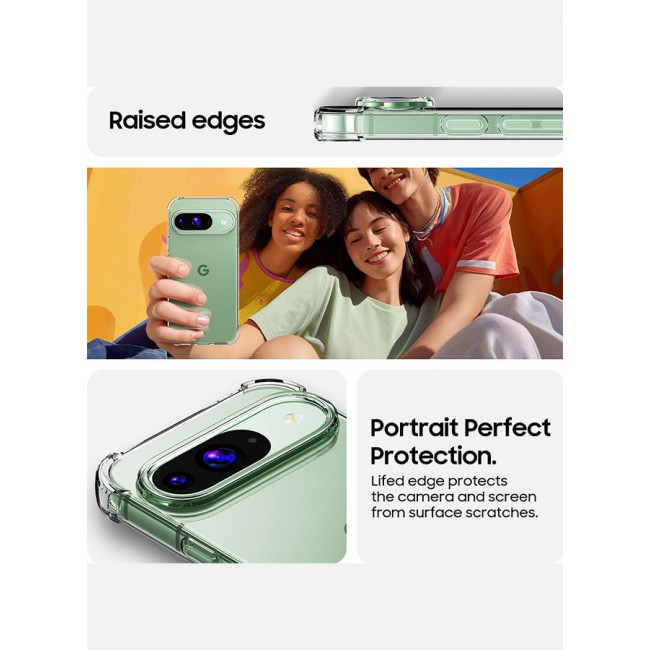 CATANES (for Google Pixel 9 Pro) TPU Case Shockproof Soft TPU Bumper and Hard PC Back Case Anti-Scratch,Drop Protection,Slim Fit Gorilla Case Cover