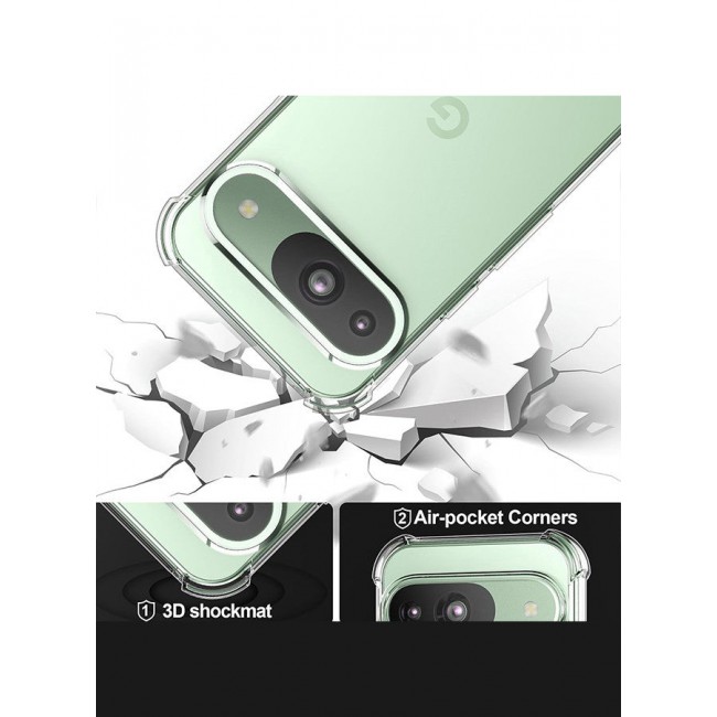 CATANES (for Google Pixel 9 Pro) TPU Case Shockproof Soft TPU Bumper and Hard PC Back Case Anti-Scratch,Drop Protection,Slim Fit Gorilla Case Cover