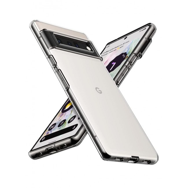 CATANES Google Pixel 6 Pro Clear Case Soft Flexible TPU Anti-Shock Slim Transparent Back Cover (6.71")