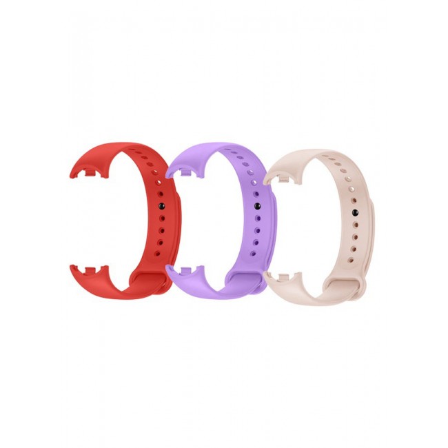CATANES 3 Pack For Xiaomi Smart Band 8/9 Watch Bands Adjustable Comfortable Sport Replacement Strap for Xiaomi Mi Band 8/9 Wristband Bracelet Band for Women Men Multicolour