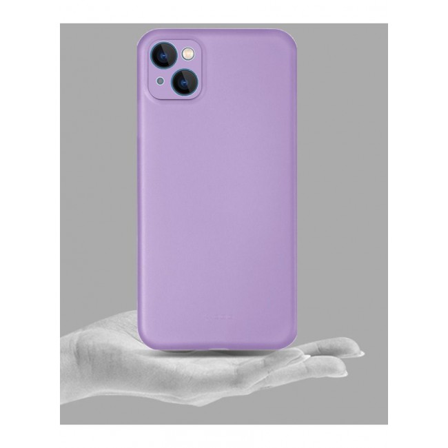 KZDOO Air Skin Case Ultra Slim Back Cover Skin for iphone 13 Frosted Anti Slip Full Coverage Purple