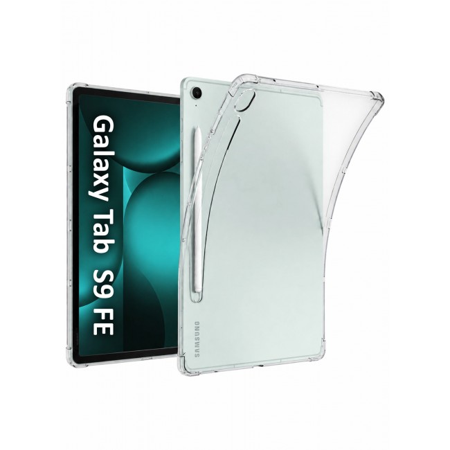 CATANES For Samsung Galaxy Tab S9 FE Transparent TPU Bumper Protective Case