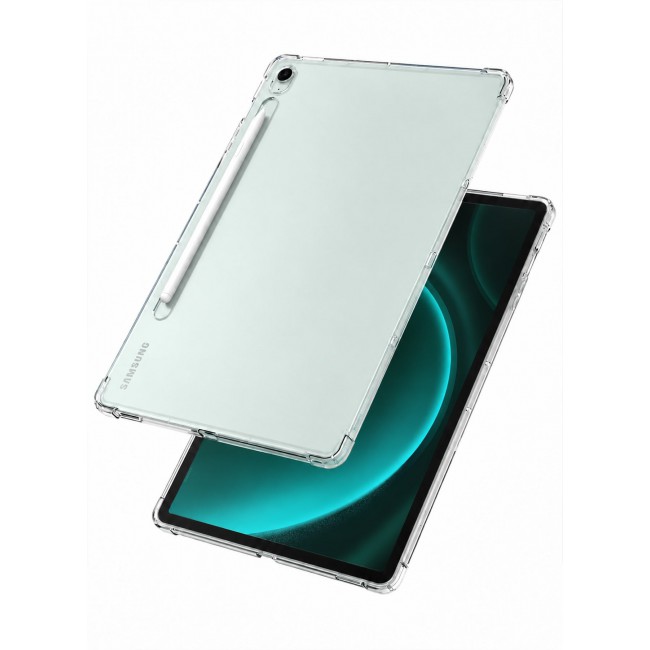 CATANES For Samsung Galaxy Tab S9 FE Transparent TPU Bumper Protective Case