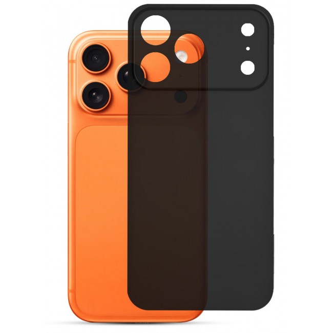 CATANES 2 Packs Air Skin Case Cover for Apple iPhone 17 Pro Max - Sturdy Back Cover - Durable Thin Case - Drop Protection Cover with 3D Screen Protector - Black