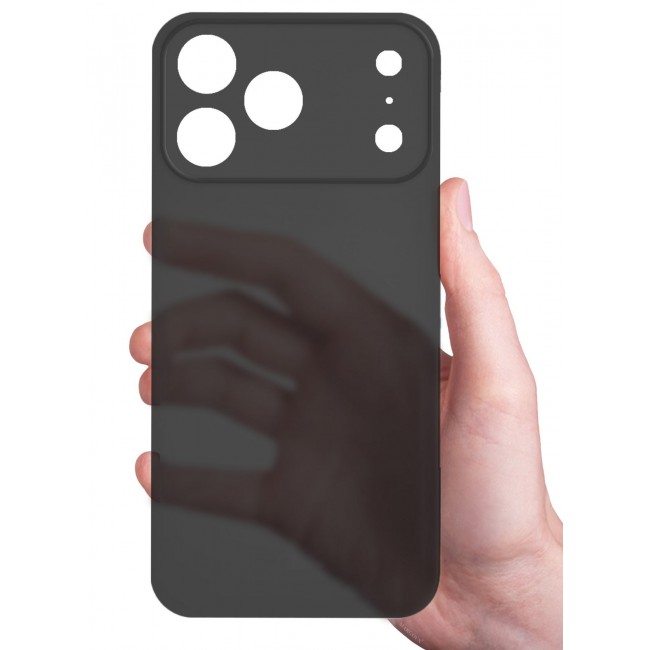 CATANES 2 Packs Air Skin Case Cover for Apple iPhone 17 Pro Max - Sturdy Back Cover - Durable Thin Case - Drop Protection Cover with 3D Screen Protector - Black