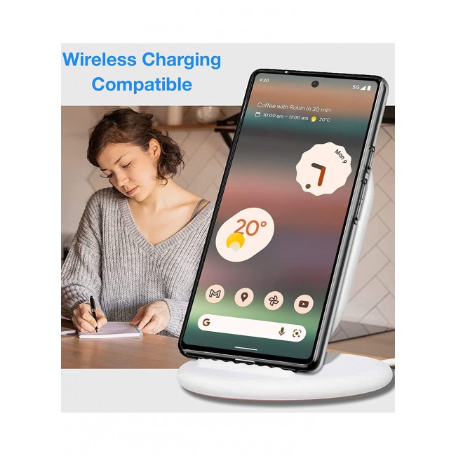 CATANES Google Pixel 6a Clear Shockproof Case Ultra Slim Transparent Soft TPU Cover 6.1 inch