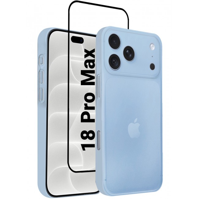 CATANES 2 Pack Air Skin Frosted Matte Case for iPhone 18 Pro Max with Camera Frame Protection - Stylish Ultra Slim Back Cover - Glacier