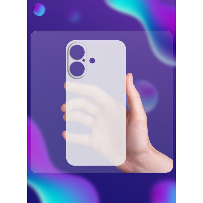 CATANES ( for iPhone 16 ) Ultra Thin Case Cover Air Skin Series Back Cover Sturdy Durable Case Drop Protection Cover - Transparent White