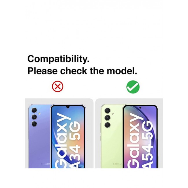 CATANES 3 Pack Screen Protector for Samsung Galaxy A54 5G Full Coverage Screen Glass 9H Hardness Anti Fingerprint Scratch