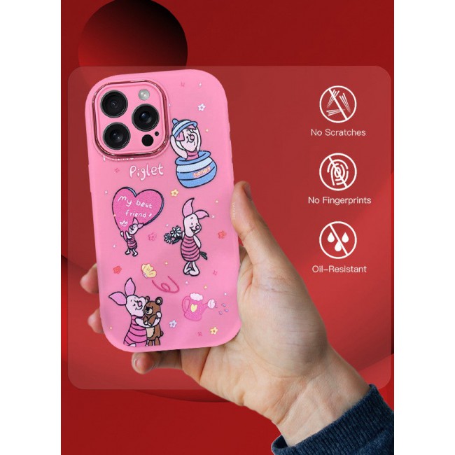 CATANES iPhone 14 Pro Max Case Cover Cartoon Case Unique Design for Women Girls with Camera Lens Protection P07
