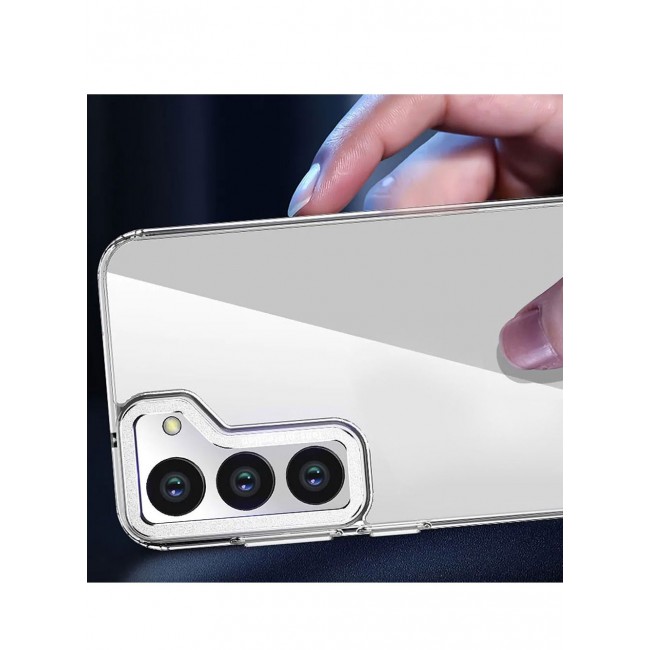 CATANES 2 Pack For Samsung Galaxy S23 Clear Case With Screen Protector White Edge