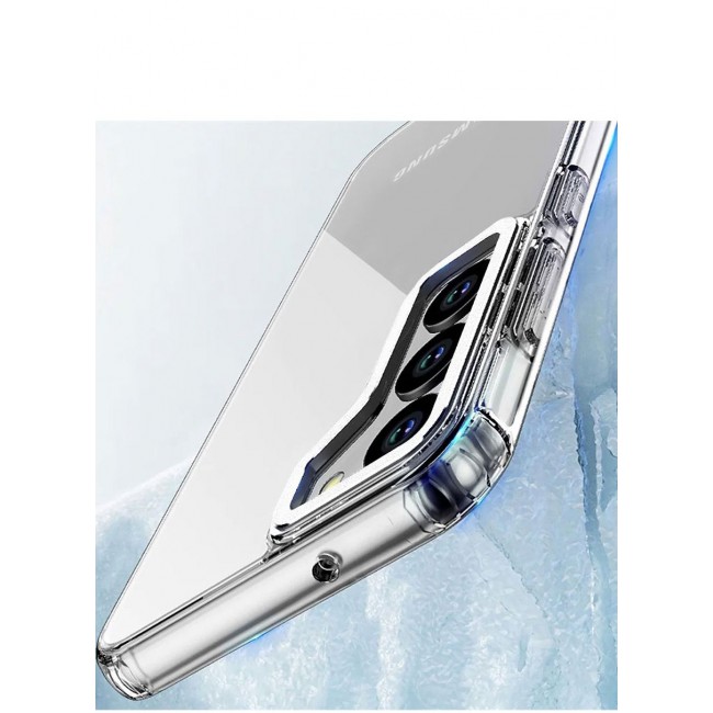 CATANES 2 Pack For Samsung Galaxy S23 Clear Case With Screen Protector White Edge